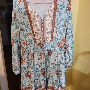 Temu dress sz.XXL multi colored floral